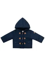 Natini Natini-duffelcoat Liam-donkerblauw