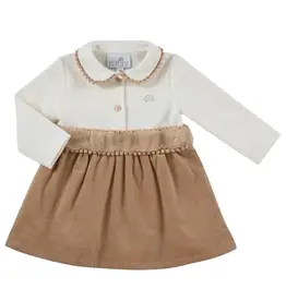 Natini Natini-kleedje Dotty-offwhite/beige