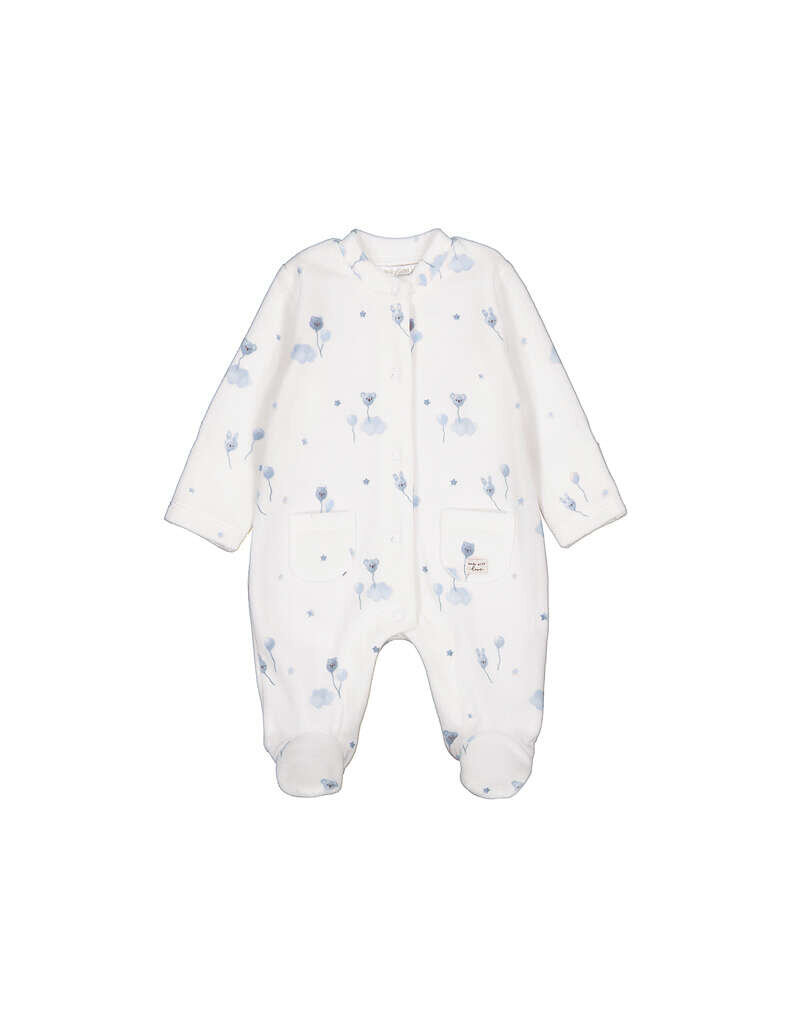 mayoral Mayoral - Kruippakje baby blue  - Bear balloons