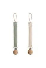 Mushie Mushie - tuttenkoord linnen groen/beige