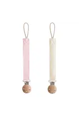 Mushie Mushie - tuttenkoord linnen beige/roze