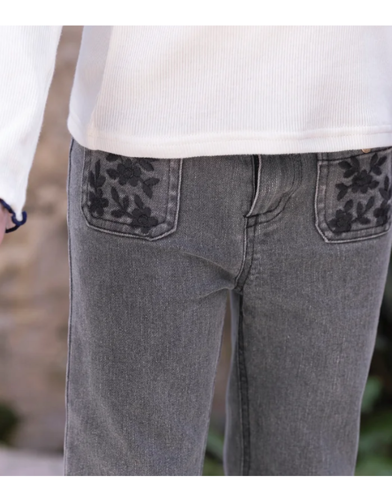 Tartine & Chocolat T&C-jeansbroek Jeana-zachtgrijs