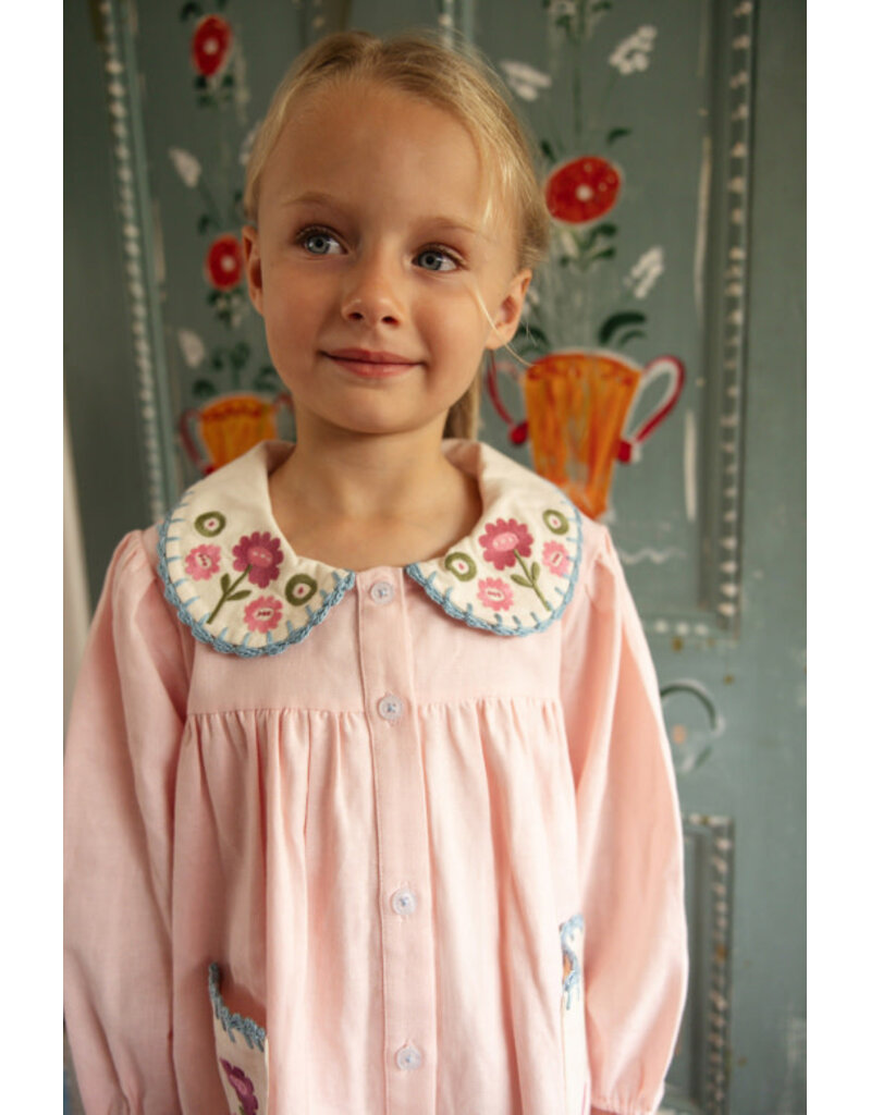 Louise Misha Louise Misha - Jurk Ysee mini - blush