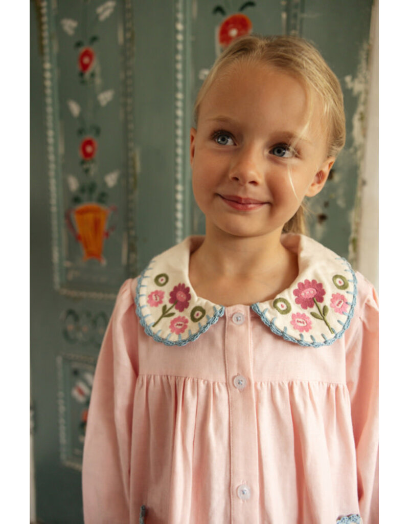 Louise Misha Louise Misha - Jurk Ysee mini - blush