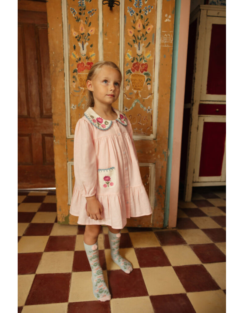 Louise Misha Louise Misha - Jurk Ysee mini - blush