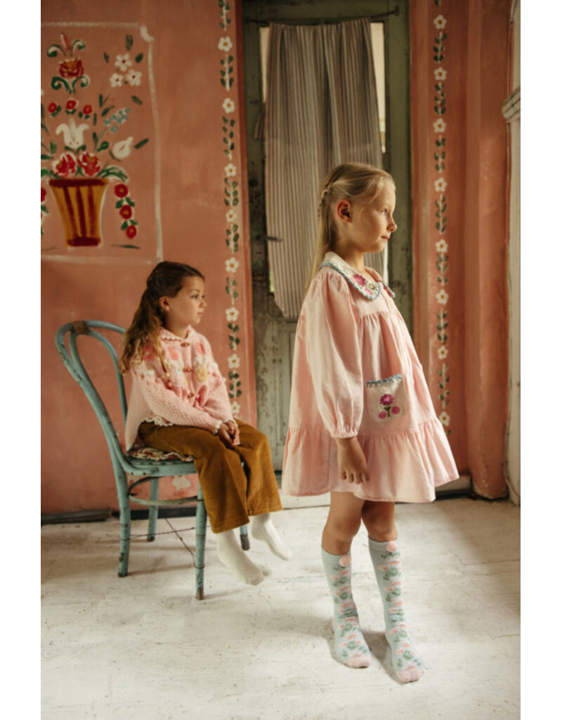 Louise Misha Louise Misha - Jurk Ysee mini - blush