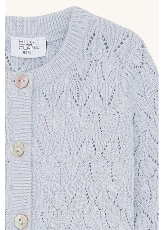 Hust and Claire Cardigan Cilja - winter sky