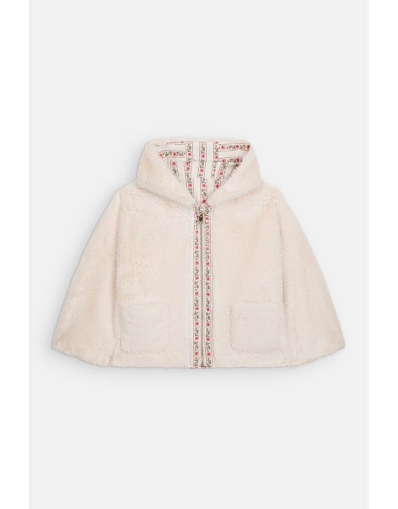 Louise Misha Louise Misha - Omkeerbare jas flowers/fake fur