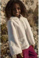 Louise Misha Louise Misha - Omkeerbare jas flowers/fake fur