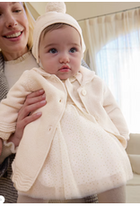 mayoral Mayoral - newborn jasje gebreid met muts