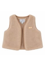 Natini Natini-gilet fur Dotty-beige