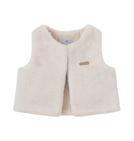 Natini Natini-gilet girl fur offwhite/cream