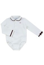 Natini Natini-top body Florance-offwhite/bordeaux