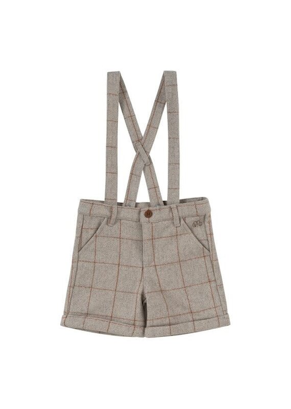 Natini Natini-short bretel Cas Square-beige