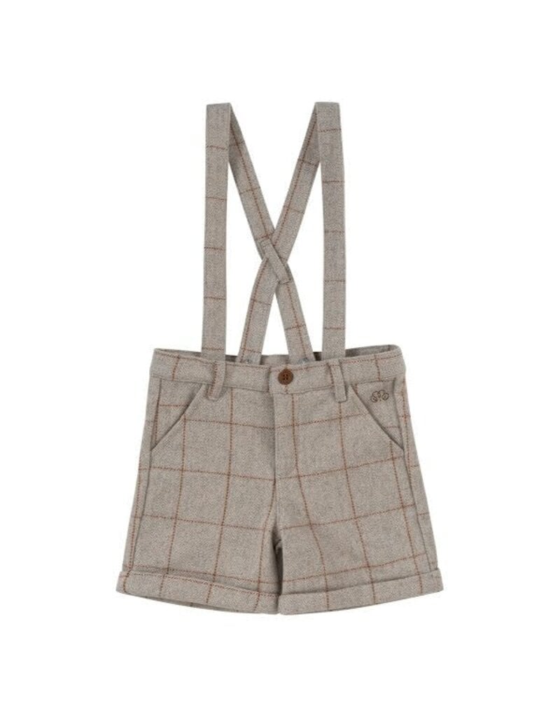 Natini Natini-short bretel Cas Square-beige