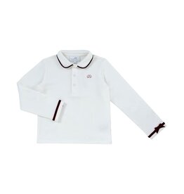 Natini Natini-top Florance-offwhite/bordeaux