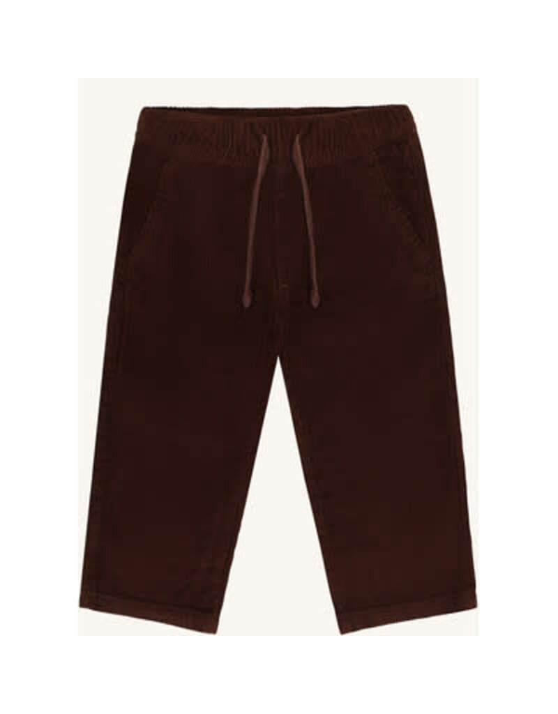 Hust and Claire Hust and claire - velour broek bruin