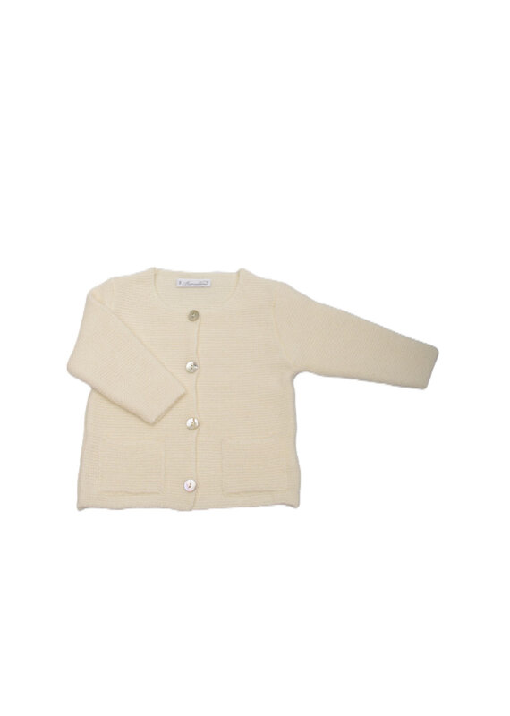 Barcellino Barcellino - cardigan knitted ecru