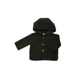 Barcellino Barcelino - babyjasje groen teddy