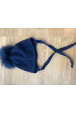 jamiks Jamiks - muts navy met pompon