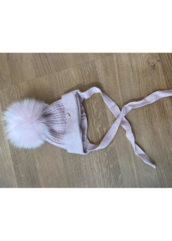 jamiks Jamiks - roze muts met pompon