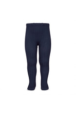 Condor Condor - broekkousen rib 480 navy