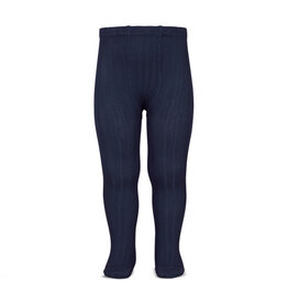 Condor Condor - broekkousen rib 480 navy