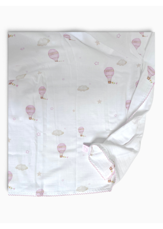 Poetree Kids Poetree - kleine tetra doekjes little vogager roze