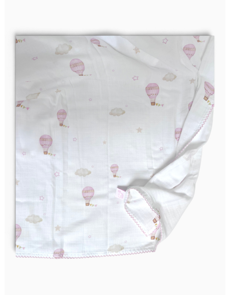 Poetree Kids Poetree - kleine tetra doekjes little vogager roze