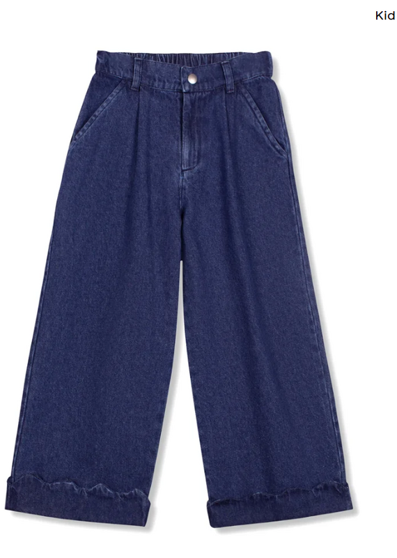 wynken Wynken - scallop pant denim