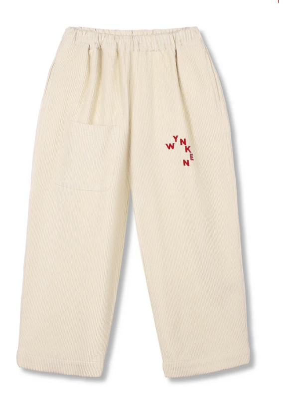 wynken Wynken - beige ribbed broek