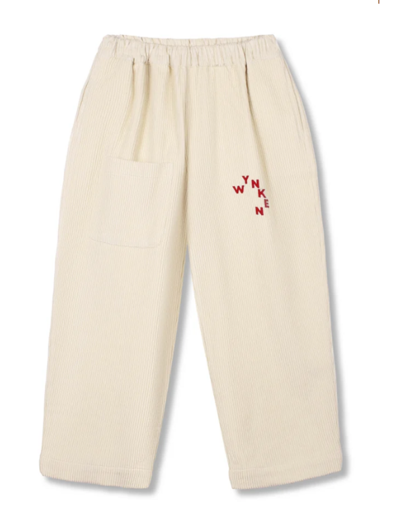 wynken Wynken - beige ribbed broek