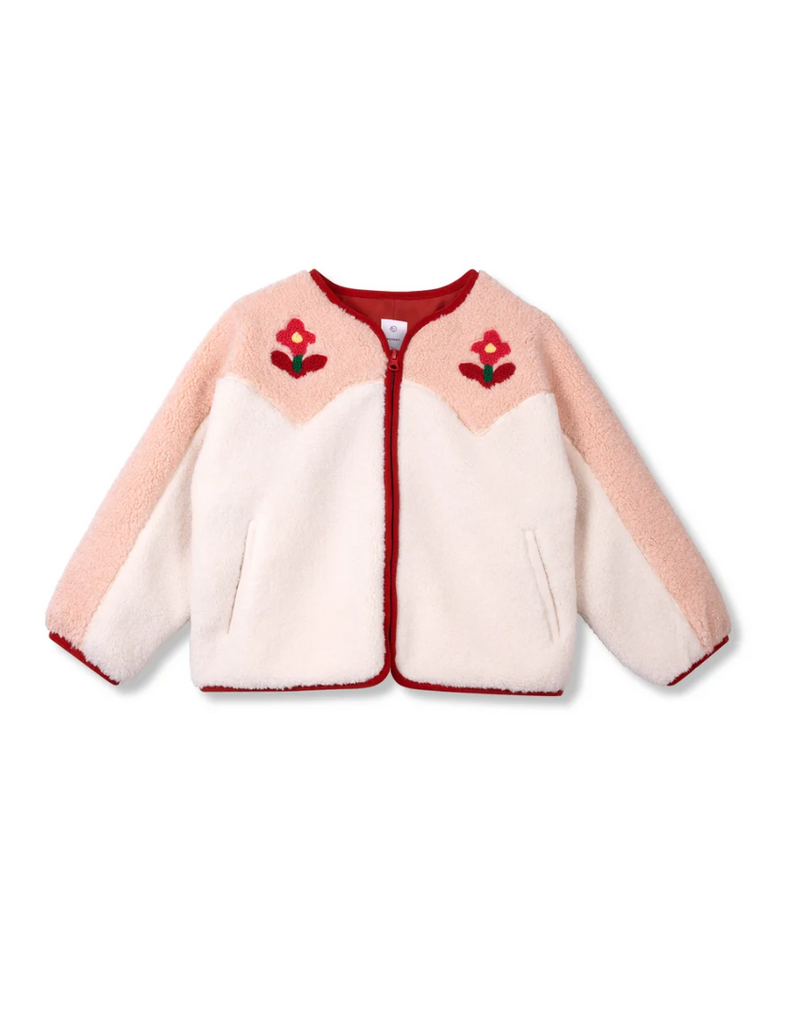 wynken Wynken - faux fur jas roze