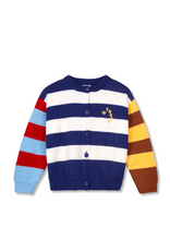 wynken Wynken - multi striped cardigan