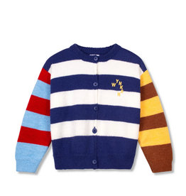 wynken Wynken - multi striped cardigan
