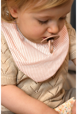 CamCam Copenhagen Camcam - bandana bib stripes roze 2st