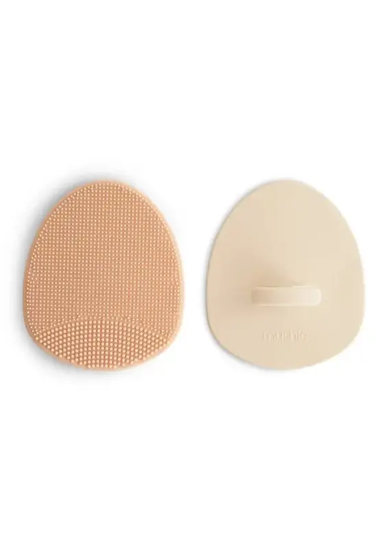 Mushie Mushie-badborstels-blush/shifting sand