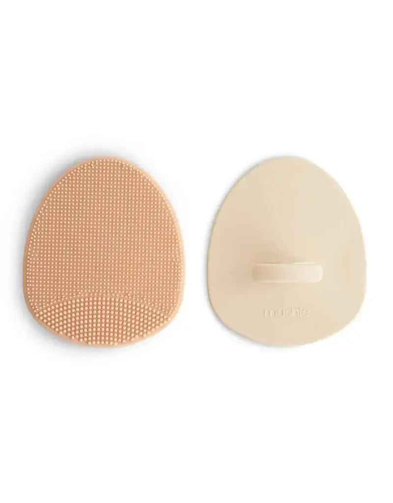 Mushie Mushie-badborstels-blush/shifting sand