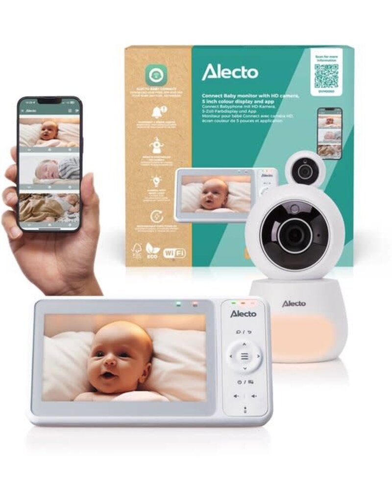Alecto Alecto-Beeldbabyfoon met Wifi-DVM2060