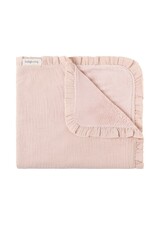 Baby's only Baby's only - wiegdeken teddy calm oud roze