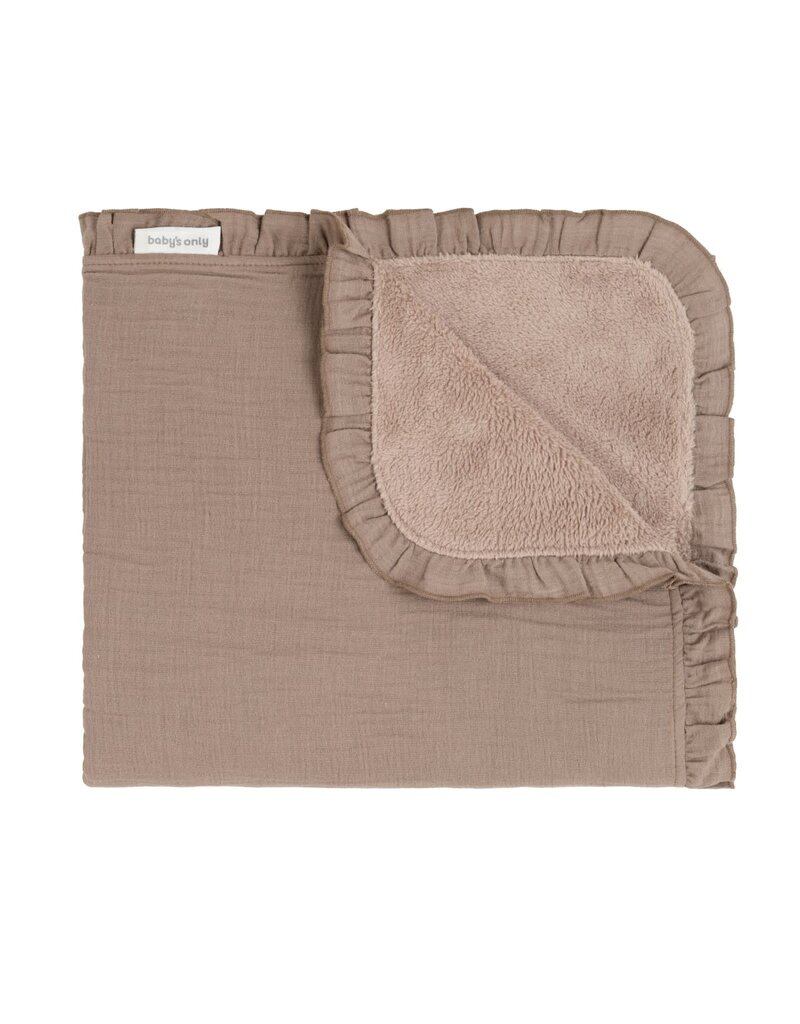 Baby's only Baby's only - wiegdeken teddy calm clay