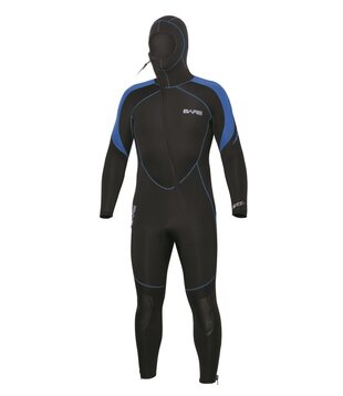 7mm Sport S-Flex Hooded Full Blue Men