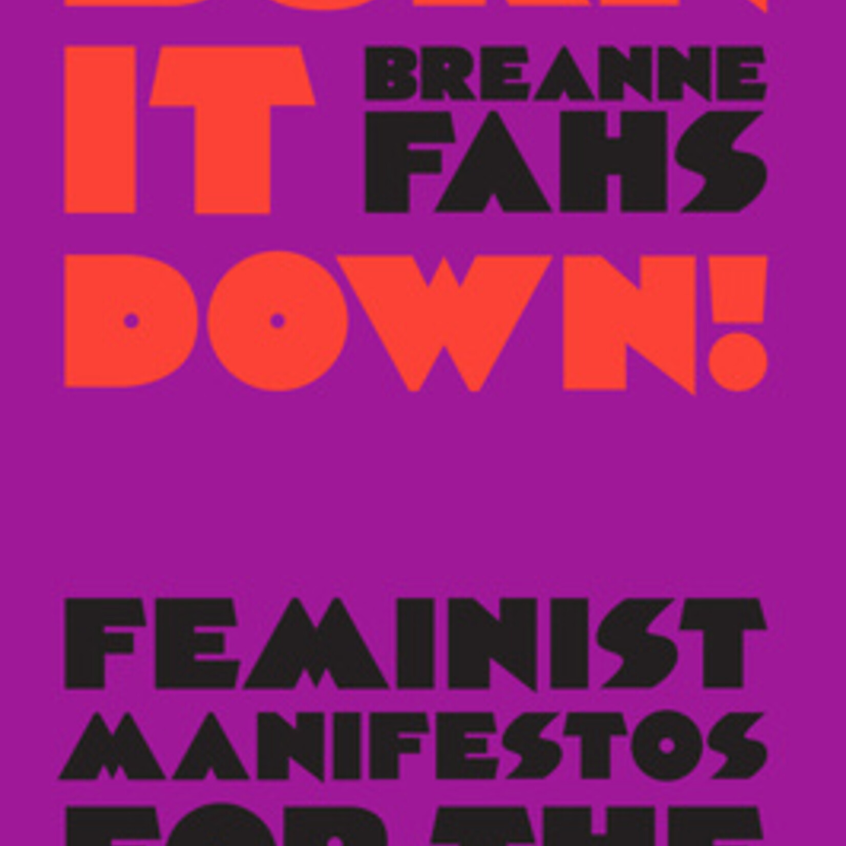 Breanne Fahs Burn It Down! : Feminist Manifestos for the Revolution