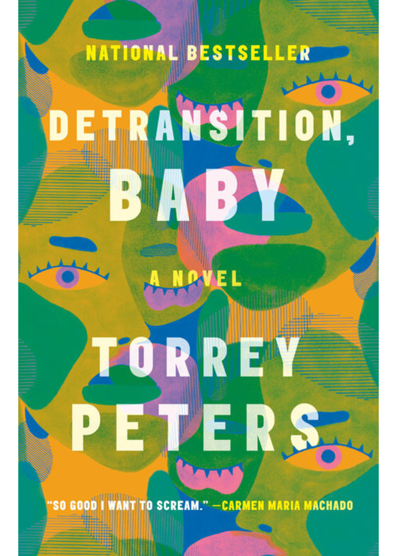 Torrey Peters Detransition, Baby (groenachtige cover)
