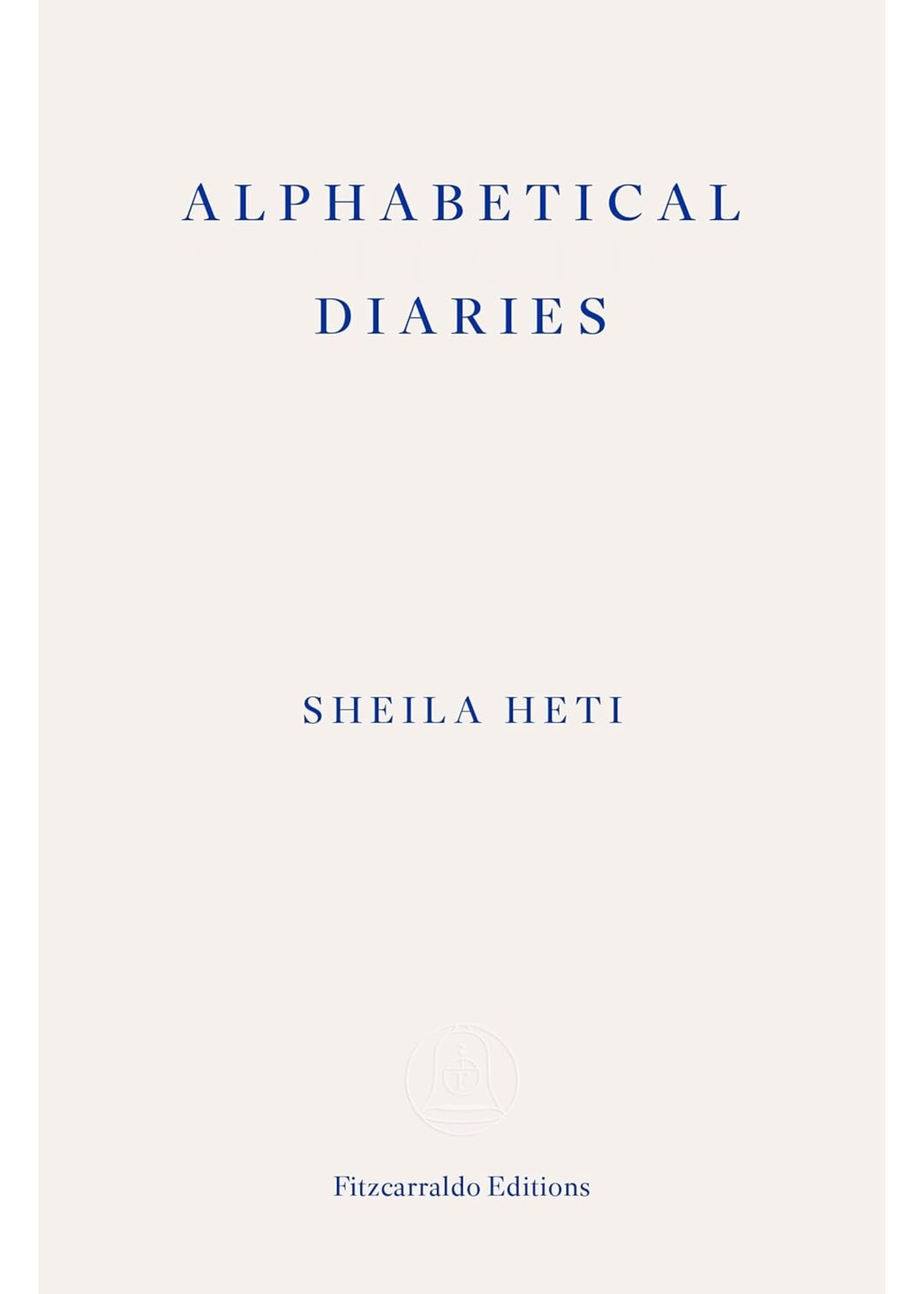 Sheila Heti Alphabetical Diaries