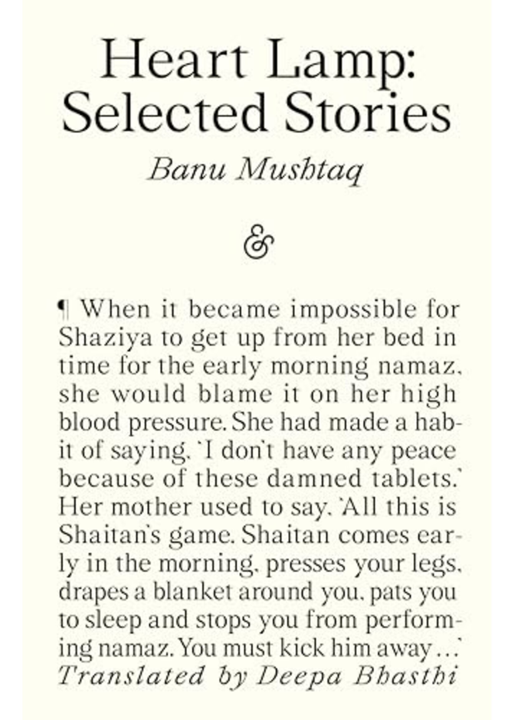 Banu Mushtaq Heart Lamp: Selected Stories