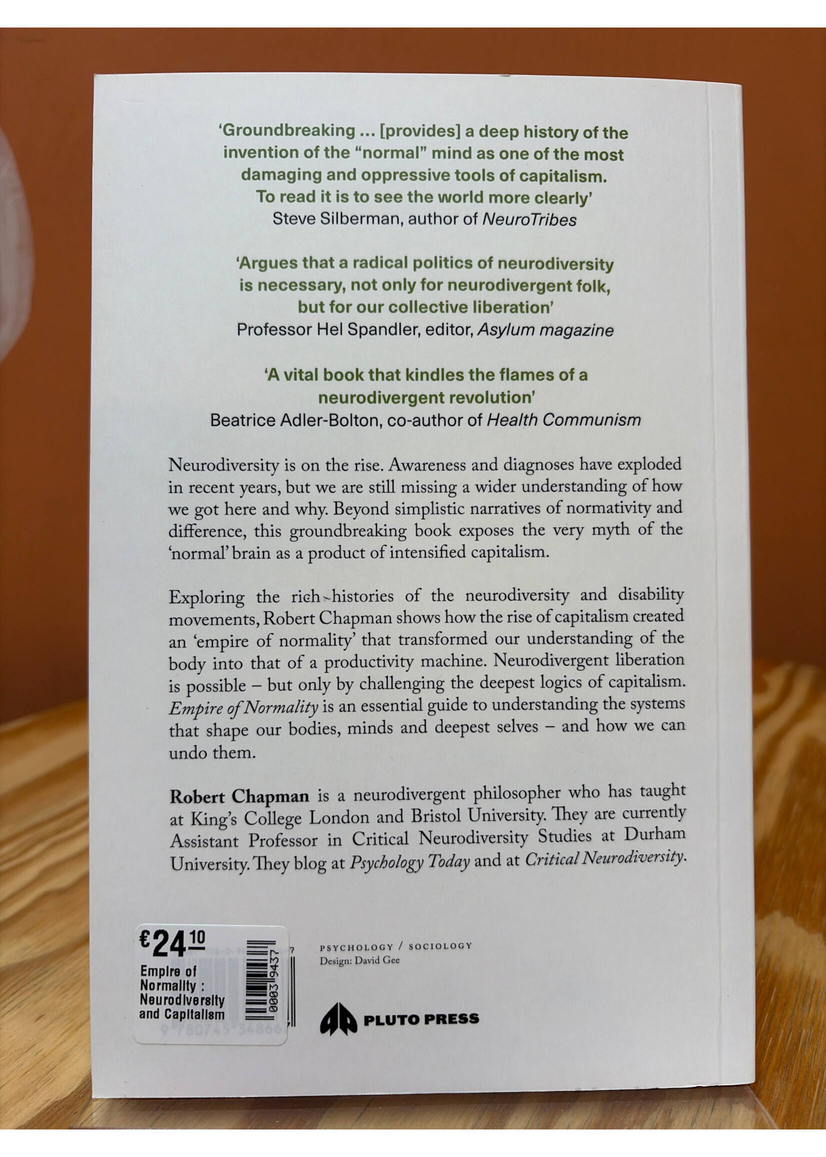 Robert Chapman Empire of Normality : Neurodiversity and Capitalism