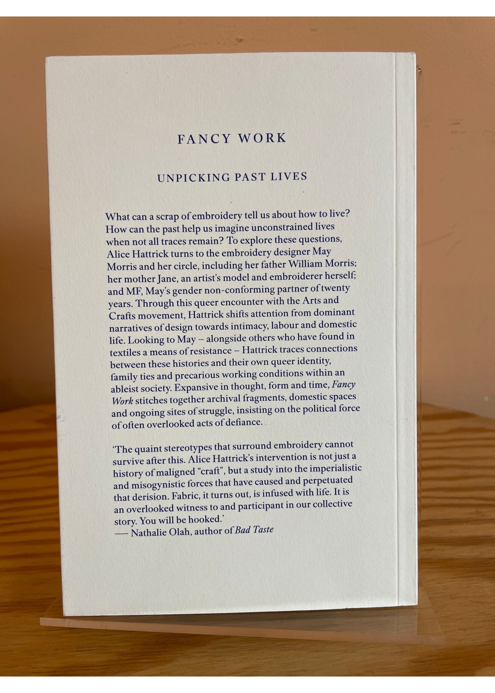 Alice Hattrick Fancy Work : Unpicking Past Lives