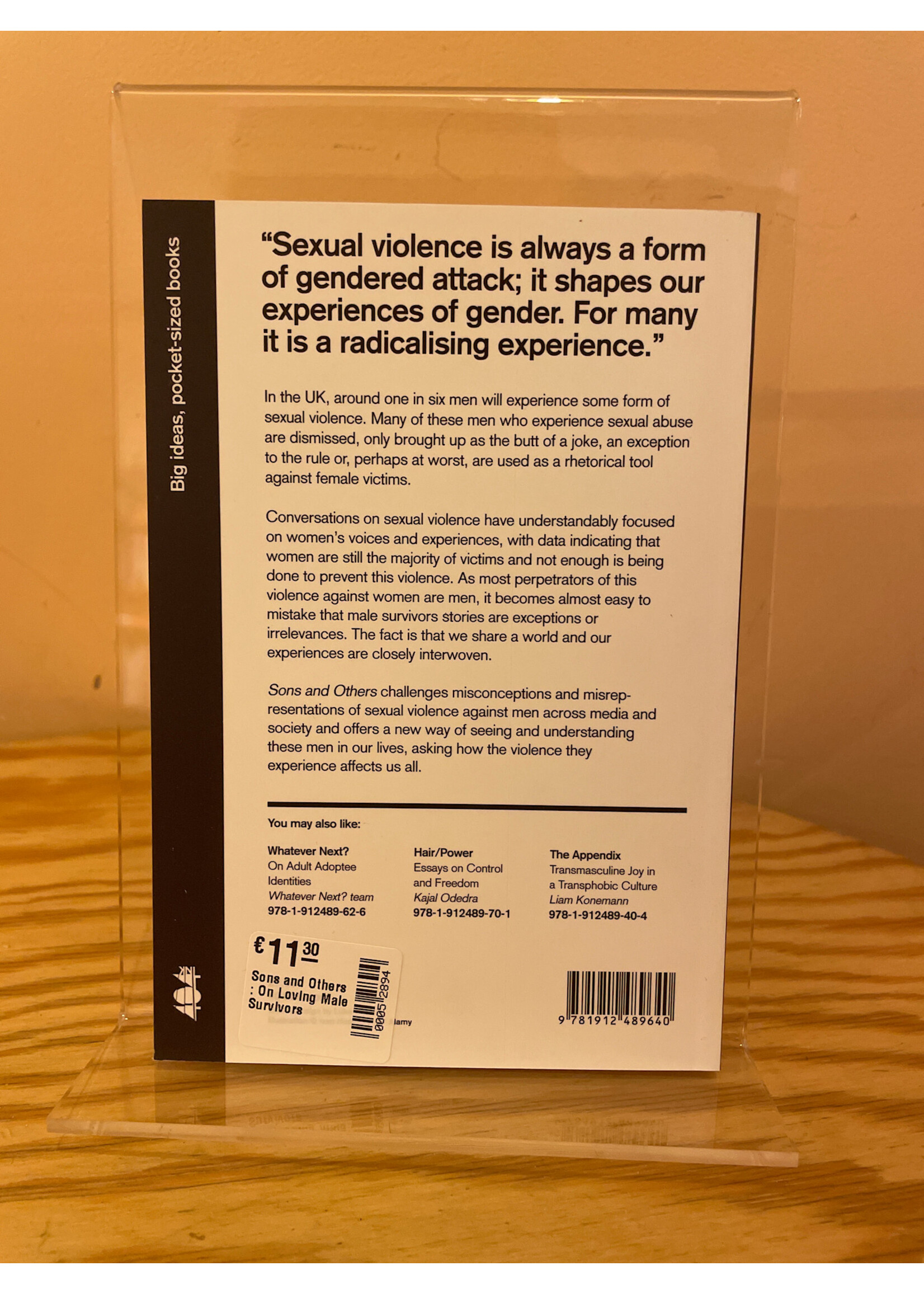 Tanaka Mhishi Sons and Others : On Loving Male Survivors