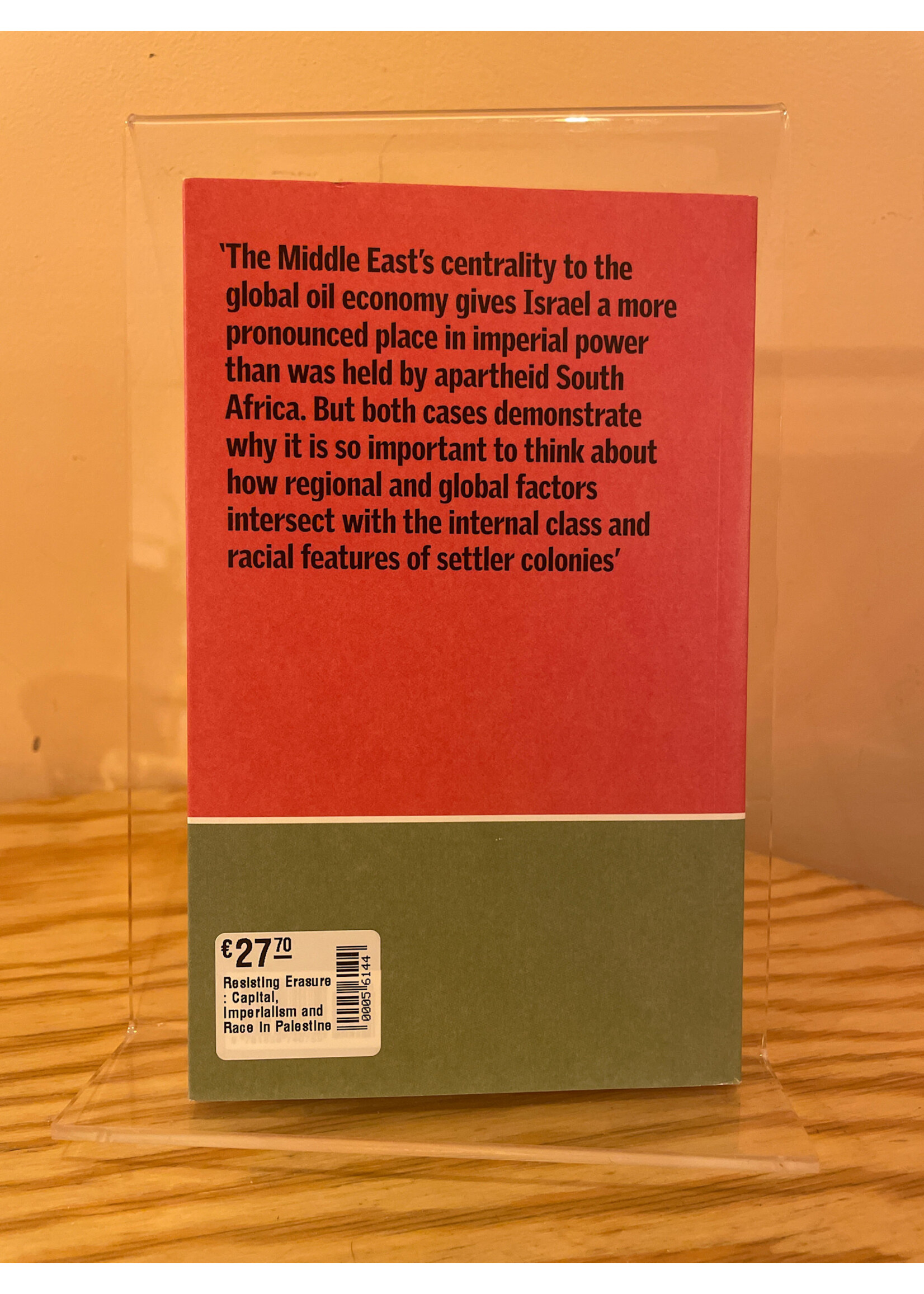 Adam Hanieh Resisting Erasure: Capital, Imperialism and Race in Palestine